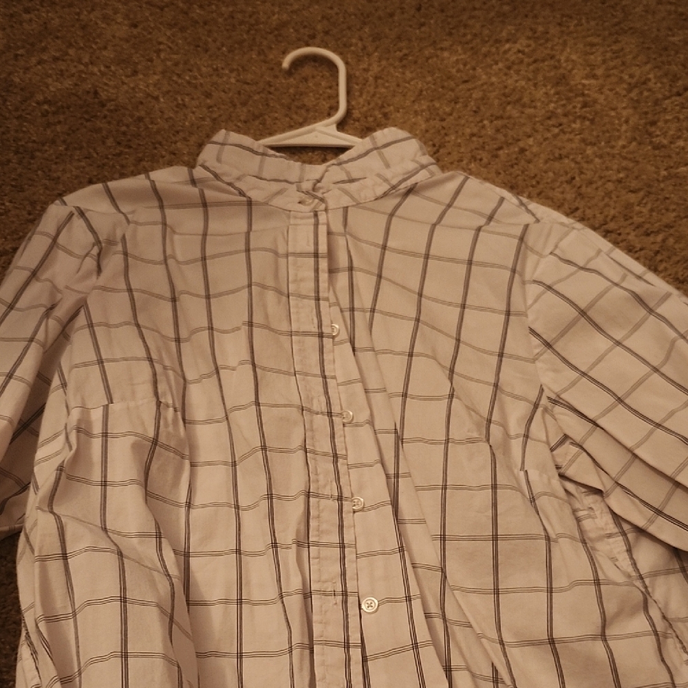 Apt. 9 Black and White Striped Shirt